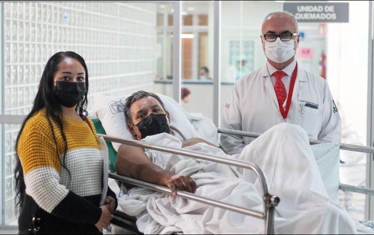 Las quemaduras que sufrió Javier se extendieron en varias partes de su cuerpo; incluso, creyeron que podría perder extremidades, pero no fue así. ESPECIAL