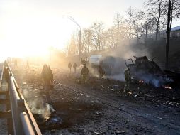 Putin ordenó este sábado a sus tropas avanzar en todos los frentes en una ofensiva total. EFE/S. Supinsky