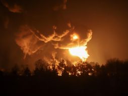 Fuerzas militares rusas hicieron estallar un gasoducto en Ucrania. EFE