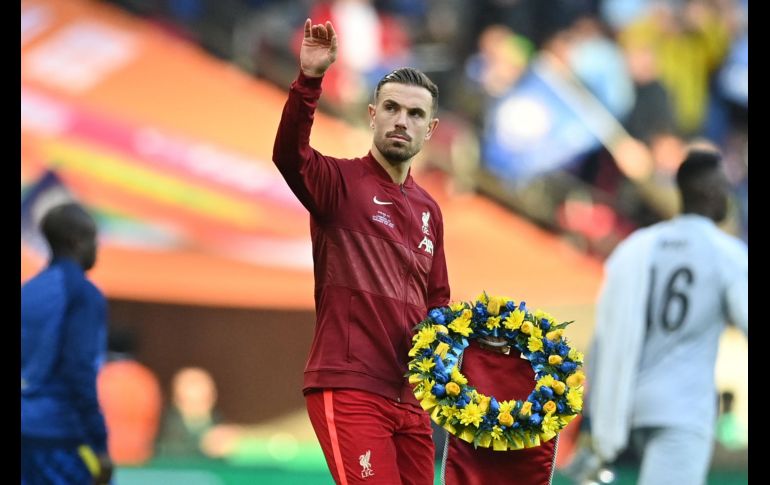 Jugadores, afición técnicos y el mismo inmueble, apoyaron a Ucrania. AFP/J. Tallis