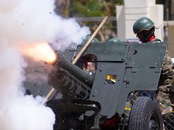 El conflicto entre Rusia y Ucrania generó que ningún hombre ucraniano entre 16 y 60 años puede abandonar el país. EFE/O. Barría