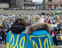 Al rededor del mundo, miles de personas se han manifestado para que se detenga la guerra entre Rusia y Ucrania. AP/C. Young