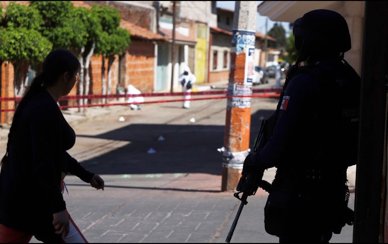 La masacre ocurrió el domingo en San José de Gracia, Michoacán. AP