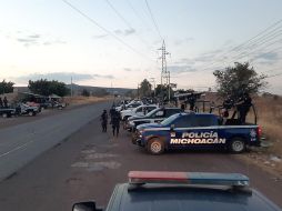 La Fiscalía detalla que está bajo investigación la tardanza con la que acudieron policías municipales a la zona de la masacre. EFE/Secretaría De Seguridad Publica Del Estado