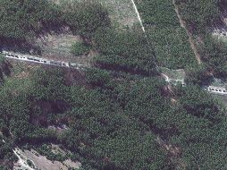En el convoy de rusos se extiende por alrededor de 64 kilómetros y fue capturado por imágenes satelitales. ESPECIAL