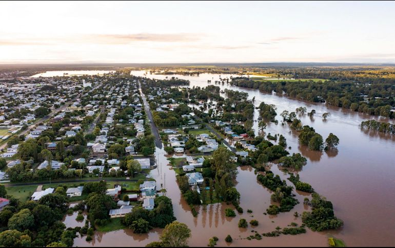 En Queensland las lluvias ya dejaron ocho personas muertas; se espera que las precipitaciones sigan en la zona. AFP/Policía de Queensland