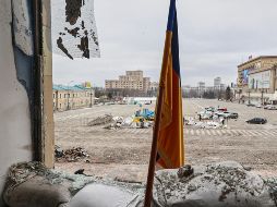 La FIFPRO pidió apoyo para evacuar a las personas inocentes atrapadas en medio de la guerra, iniciada por la entrada del ejército ruso a territorio de Ucrania el pasado 24 de febrero. EFE / S. Kozlov