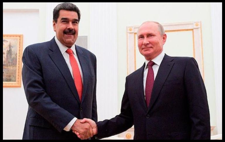 Nicolás Maduro compartió en redes sociales esta imagen con Putin. ESPECIAL
