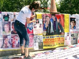 BÚSQUEDA. Familiares de desaparecidos protestan para señalar fallas de las autoridades. SUN