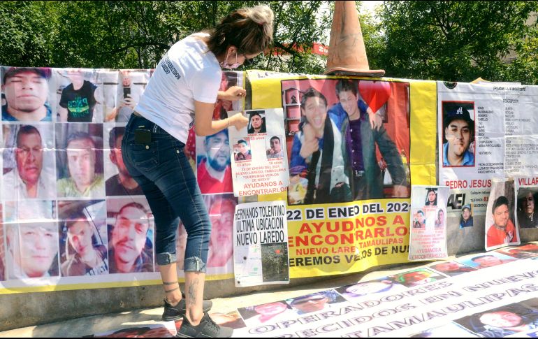 BÚSQUEDA. Familiares de desaparecidos protestan para señalar fallas de las autoridades. SUN