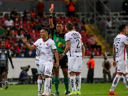 CLAVE. Cuando mejor jugaba el Atlas, se quedaron con diez futbolistas por la expulsión de Jairo Torres. IMAGO7