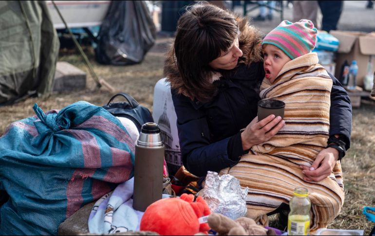 En apenas una semana, un millón de personas han huido de Ucrania. EFE/W. Jargilo