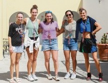 Catherine Harrison, Elixane Lechemia, Ingrid Neel, Aldila Sutjiadi y Katarzyna Piter. GENTE BIEN JALISCO/ANTONIO MARTÍNEZ