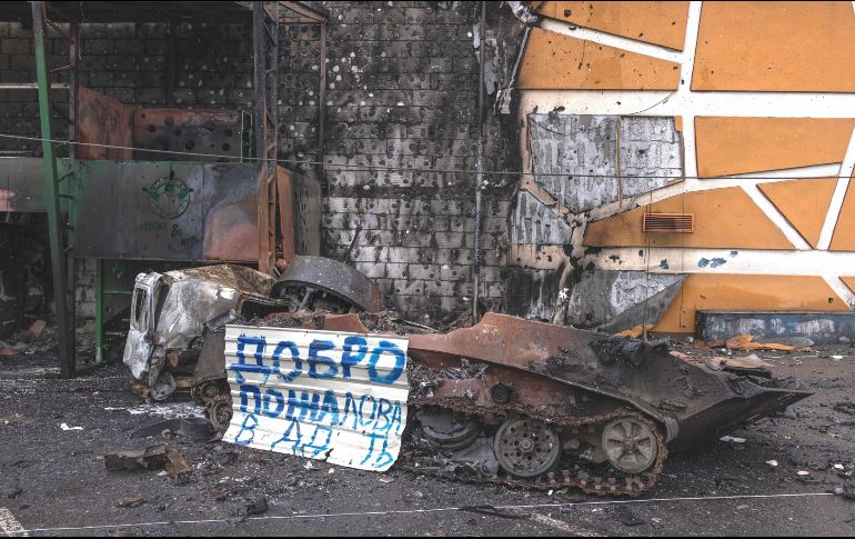 El ejército ruso ha tomado algunas regiones, pero no ha logrado rendir a Kiev. EFE/R. Pilipey