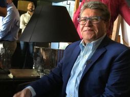 Monreal aseveró que está determinado a luchar por la postulación y quedarse en el partido. EL INFORMADOR/R. Rivas