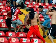 Aseguran que en el estadio no había policías, sólo personal de seguridad privada. AFP/E. Gómez