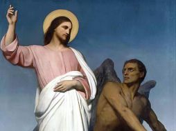 «El Espíritu llevó a Jesús al desierto; ahí lo tentó el demonio». WIKIMEDIA/La tentación de Jesús, Ary Scheffer