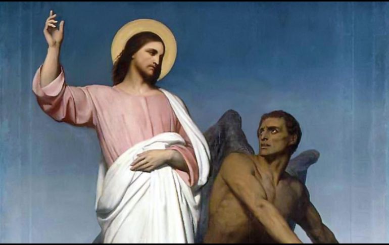 «El Espíritu llevó a Jesús al desierto; ahí lo tentó el demonio». WIKIMEDIA/La tentación de Jesús, Ary Scheffer