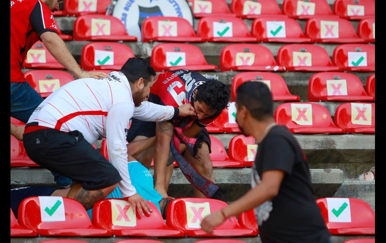 Las imágenes que circulan en redes sociales han indignado a los aficionados al deporte. ARCHIVO