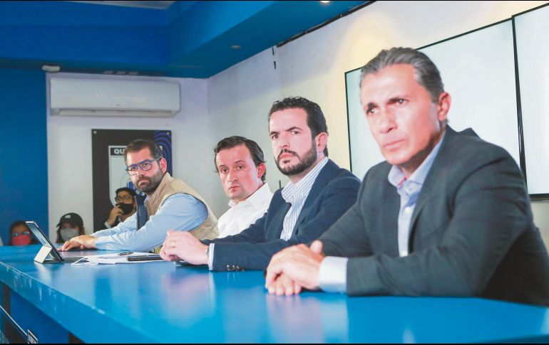 Medidas. Directivos del Querétaro y el presidente de la Liga MX se reunieron para informar de las primeras medidas disciplinarias tras los sucesos en La Corregidora. Imago7