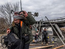 El conflicto de Ucrania contra Rusia provoca que los ucranianos huyan a diferentes partes del mundo, incluyendo México. EFE / Roman Pilipey