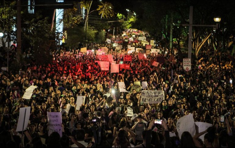 Lemus declaró que está seguro que las colectivas y colectivos se manifestarán con respeto y cuidado, como el año pasado. EL INFORMADOR / ARCHIVO