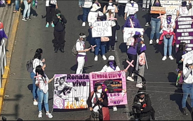 Marcha contra feminicidios. SUN/ARCHIVO