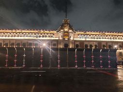 El Palacio Nacional fue blindado por el Gobierno federal previo al Día Internacional de la Mujer. SUN