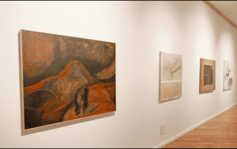 Ana Luisa Rébora. Participa en la exposición con la pintura “Camino a San Sebastián”,  óleo (2022). El Informador/ A. Camacho
