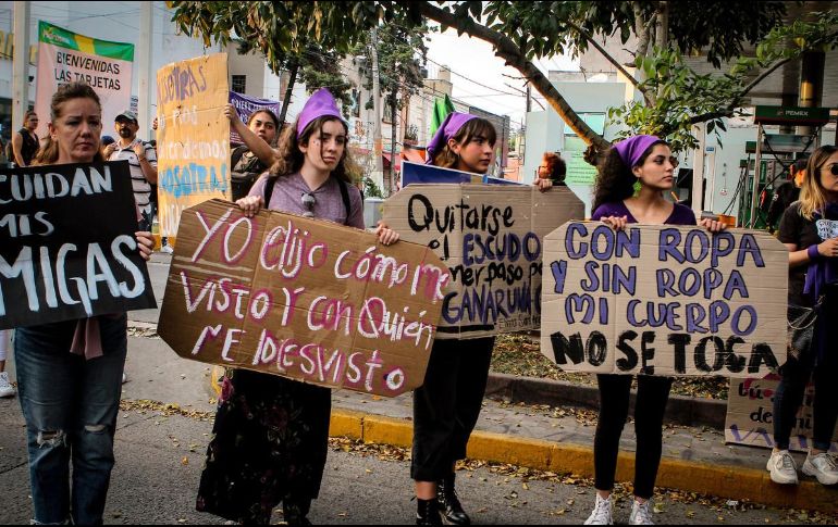 Hoy martes 8 de marzo se conmemora el Día Internacional de la Mujer, por lo que se prevén varias manifestaciones en Guadalajara. EL INFORMADOR / ARCHIVO