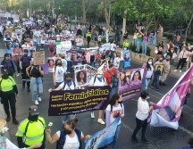La segunda marcha 8M partió de la Glorieta de los Desaparecidos hacia la Antimonumenta en el Centro de Guadalajara. EL INFORMADOR / G. Gallo