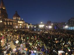 La marcha 8M llegó al Centro de Guadalajara por el Día Internacional de la Mujer. EL INFORMADOR / G. Gallo