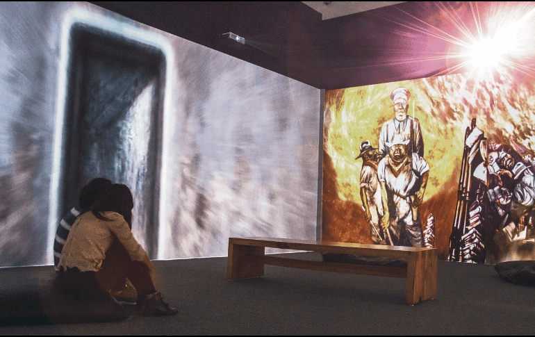 Inmersivo. La exposición “Orozco metafísico” lleva a los asistentes a las entrañas creativas de la obra. Cortesía