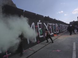 Ayer 8 de marzo, alrededor de 75 mil mujeres se manifestaron en la CDMX. EFE / ARCHIVO