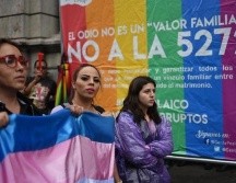 Los grupos LGBT protestaron contra la ley, que se debatió por primera vez en 2017. GETTY IMAGES