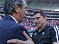 JUNTOS. Leandro Damián Cufré le guarda un cariño especial a Tomás Boy, pues fue dirigido por él y luego fue su auxiliar. IMAGO7