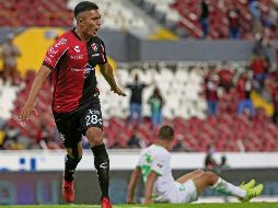 Efectivo. El canterano rojinegro Brayan Trejo le hizo gol a los fronterizos en el Apertura 2021. Imago7