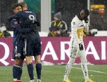 Pumas dejó una pobre impresión en el gélido estadio Gillette en Massachusetts. AP/M. Schwalm