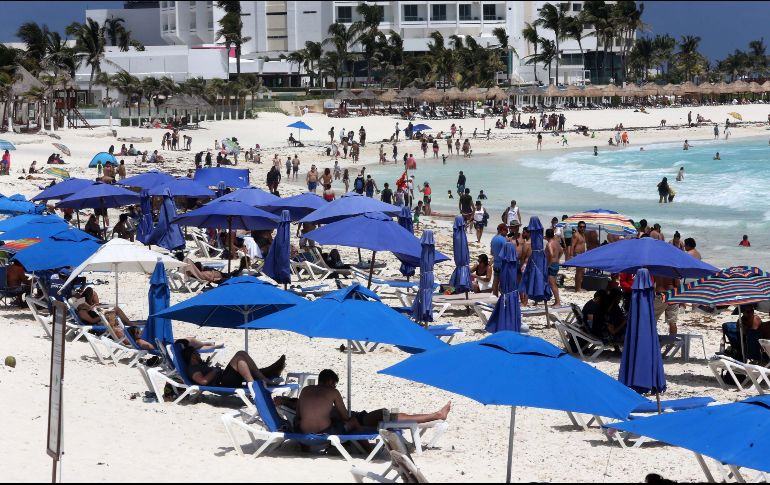 Para este 2022, la Secretaría de Turismo estima la llegada de más de 40 millones de turistas internacionales. EFE / ARCHIVO