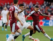 El atacante mexicano inició como titular y jugó 87 minutos. EFE / J. M. Vidal