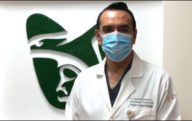 Eduardo González Espinoza, jefe de la División de Nefrología y Trasplantes del Hospital de Especialidades del IMSS. ESPECIAL