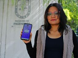 La app “Caminemos juntas” fue desarrollada por Priscila Peralta, estudiante de la UAQ. ESPECIAL