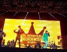 Los auténticos decadentes. La banda cumplió el sueño de trabajar junto a la voz de Bronco. AP/A. Meneghin