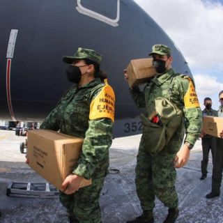 Segundo avión de la Fuerza Aérea Mexicana llega a Rumania