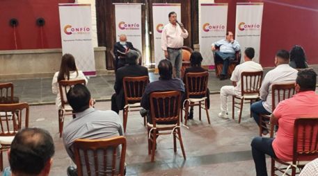 Cosío insiste en que Confío en México es una organización plural que congrega a personas con militancia en diferentes partidos y otras sin partido. EL INFORMADOR / R. Rivas