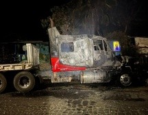 Esta semana fueron incendiados dos vehículos de carga en Tamazula de Gordiano, Jalisco. ESPECIAL