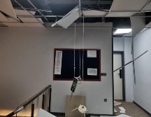 La cadena de televisión local Kurdistan24 publicó en sus redes imágenes de los daños. TWITTER/@K24English