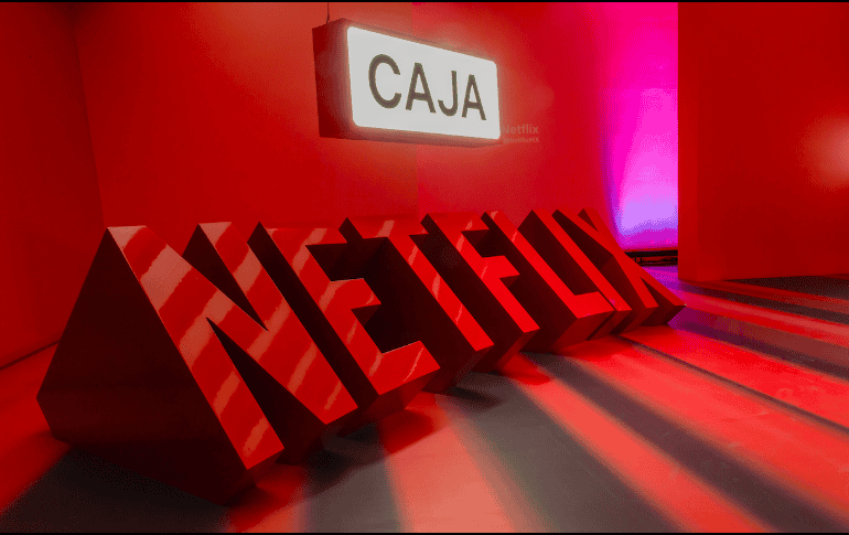 Esta instalación de Caja Netflix se encuentra en el estacionamiento de la Expo Guadalajara. CORTESÍA / NETFLIX