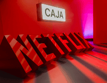 Esta instalación de Caja Netflix se encuentra en el estacionamiento de la Expo Guadalajara. CORTESÍA / NETFLIX