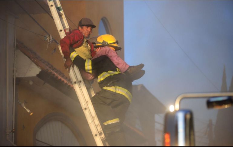 Por el momento se desconocen las causas que provocaron el incendio. ESPECIAL / Protección Civil de Guadalajara